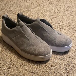 Toms Women's Gray Slip-On Sneakers